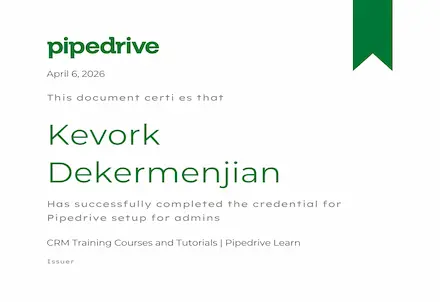 Pipedrive Setup for Admins