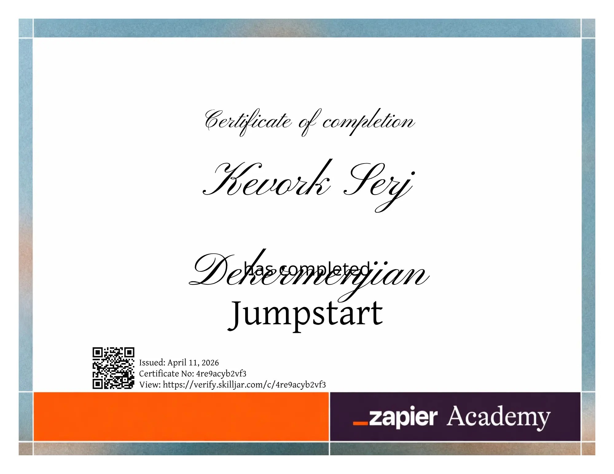 Zapier Jumpstart